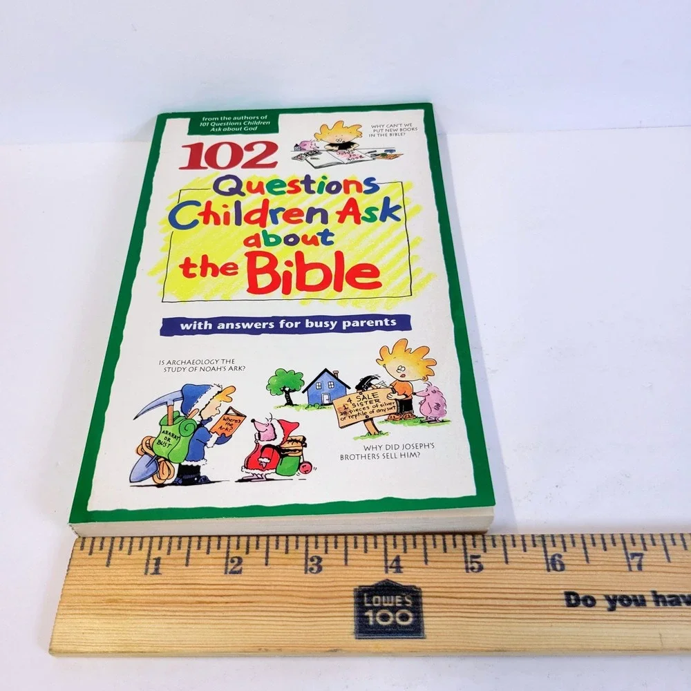 Tyndale 102 Questions Children Ask about the Bible Illustrated Paperback Book
